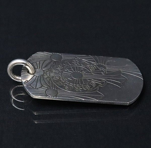 肉*様 CHROME HEARTS クロムハーツ ゴッドブレスワールドドッグタグ 肉*様 CHROME HEARTS クロムハーツ ゴッドブレスワールドドッグタグ