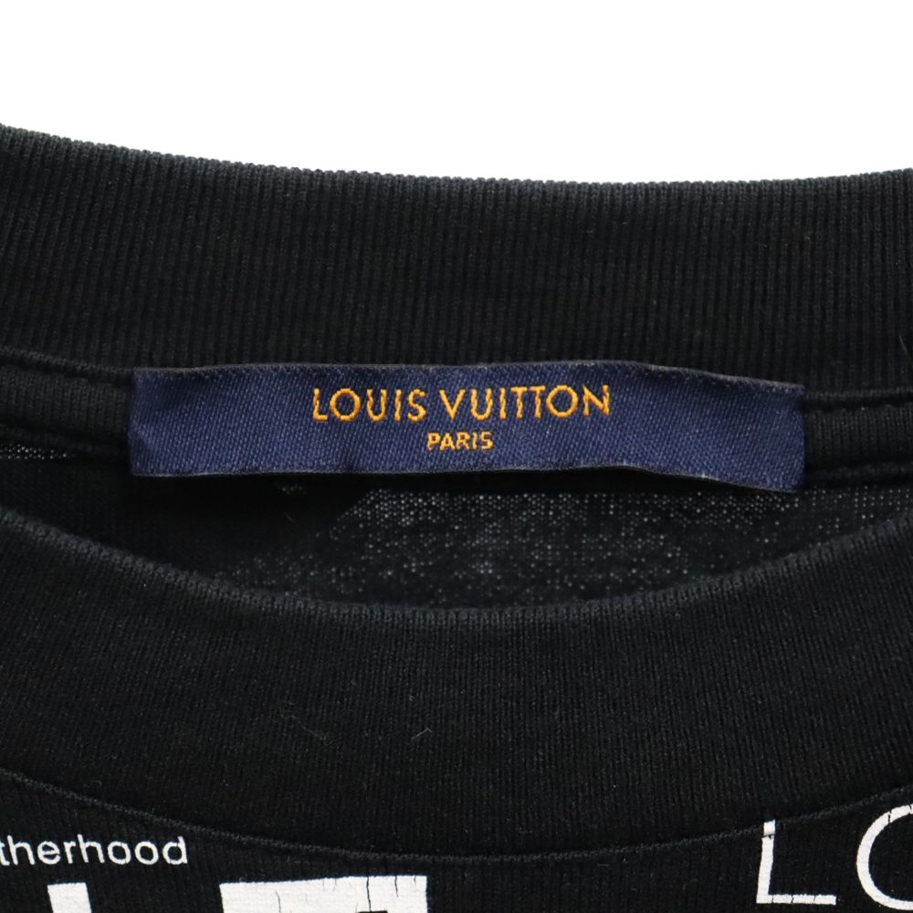 LOUIS VUITTON (ルイヴィトン) 19AW All Over Logo オールオーバーロゴプリント クルーネック半袖Tシャツカットソー  ブラック RM192M NPG HHY20W - メルカリ