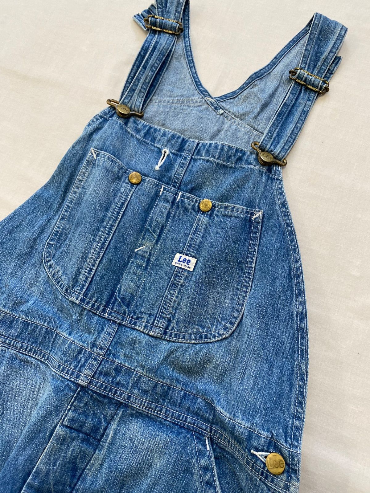 Lee LM7254 デニムオーバーオール リー アメカジ 古着 ライトブルー Lee リー LM7254 DUNGAREES OVERALL（ダンガリーズ