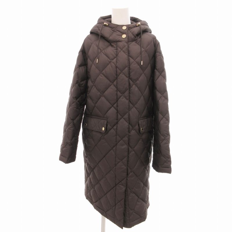 マッキントッシュ ロングボアコート キルティング グランジ フード