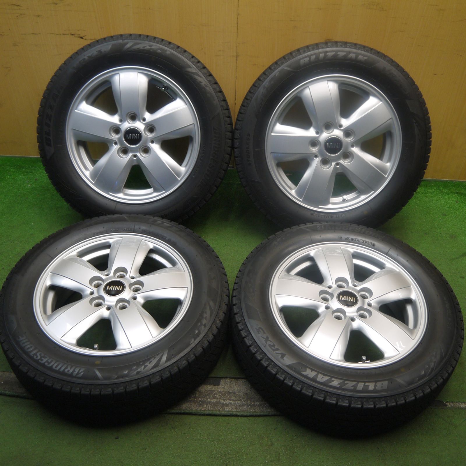 MINI 純正15インチホイール BS スタッドレス 4本セット 中古品 MINI