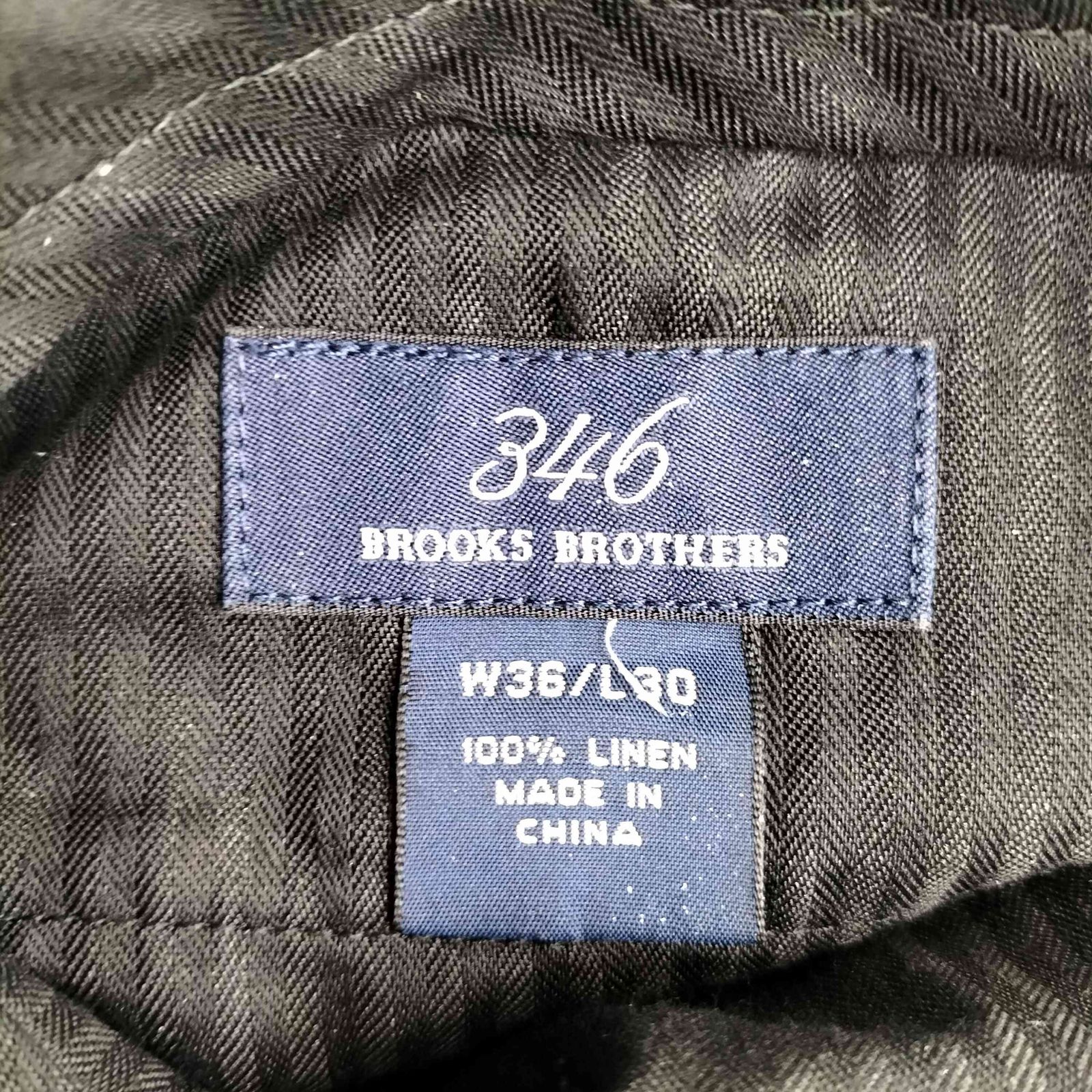 Brooks Brothers リネン100% スラックス W34 Brooks Brothers リネン