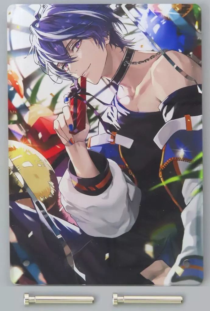 【中古】アクリルスタンド・アクリルパネル 藍月すりっぷ アクリルボードスタンド 「バーチャルYouTuber 藍月すりっぷ 2023年誕生日記念」