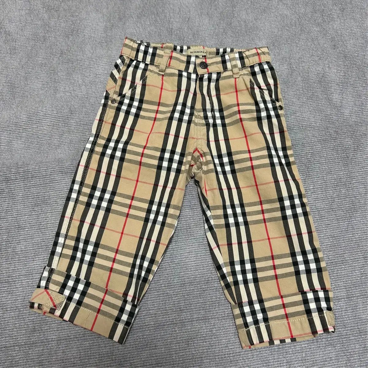 BURBERRY パンツ 3Y BURBERRY チェック柄 ロングパンツ 3Y