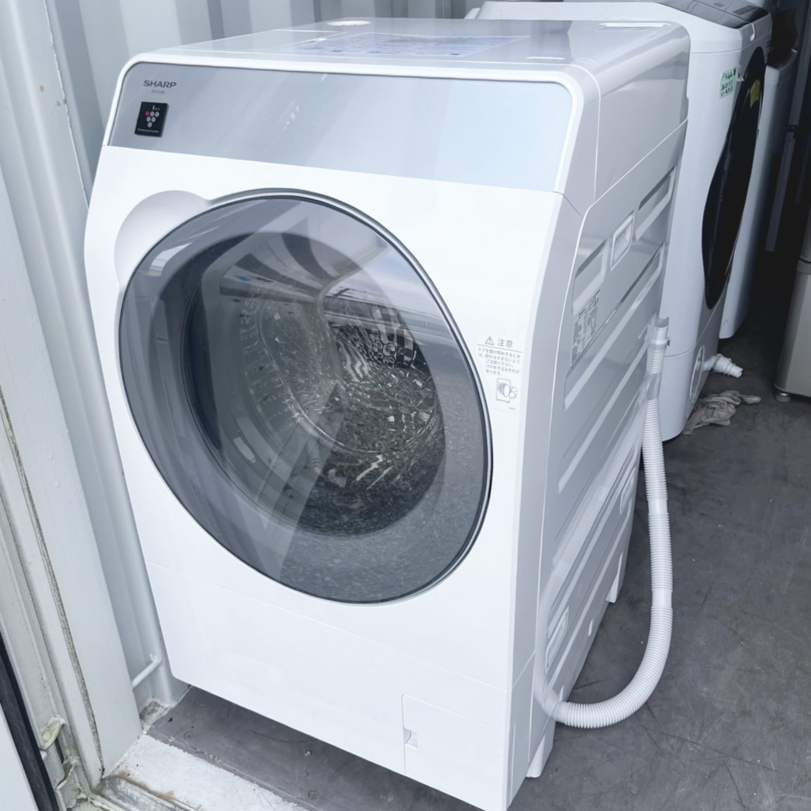 933取付無料！最新！定価26万円！SHARP熱乾燥搭載ホワイトインテリア洗濯機 933取付無料！最新！定価26万円！SHARP熱乾燥搭載ホワイト