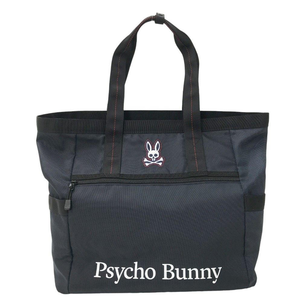 新品 Psycho Bunny 紺トートバッグ PSYCHO BUNNY サイコバニー トートバッグ 大容量 ネイビー