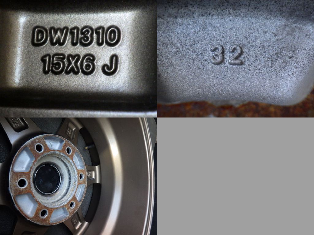 2942 B▲送料無料▲ENKEI S.A.M CARGO ホイール▲15x6.0J 6穴 PCD139.7 32▲4本