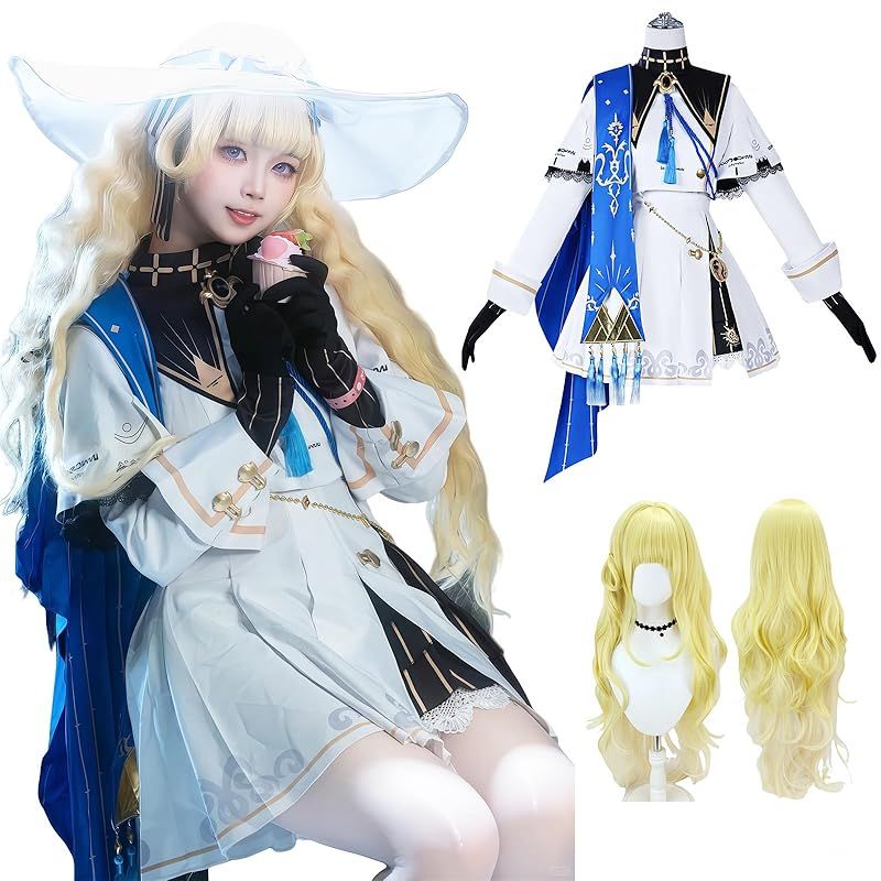 NOKIJP 鳴潮 コスプレ フィービー コスプレ衣装 ふぃーびー ふぃび めいちょう Wuthering Waves メイチョウ 人気ゲーム コスチューム 撮影 cosplay フィービー S