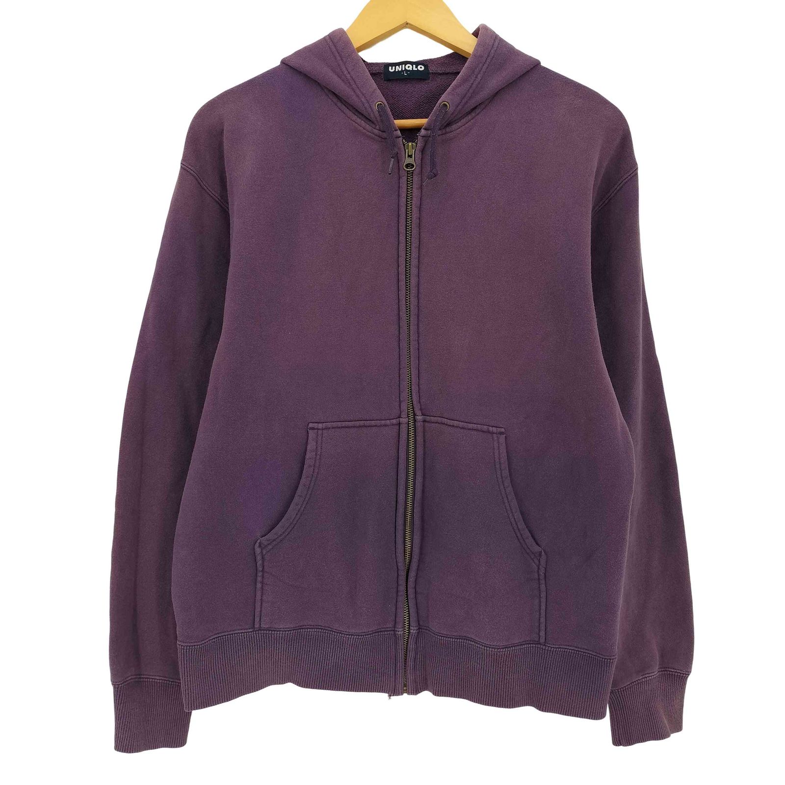 00's old uniqlo zipup Hoodie オールドユニクロ 90-00s old uniqlo zipup Hoodie blue - メルカリ