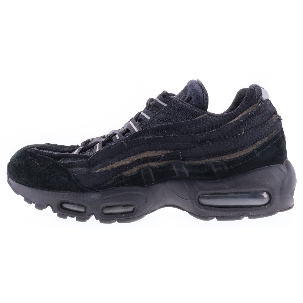 NIKE (ナイキ) 20SS ×COMME des GARCONS AIR MAX 95 CDG CU8406-001 ×コムデギャルソン オムプリュス エアマックス95 ローカットスニーカー ブラック US9/27cm