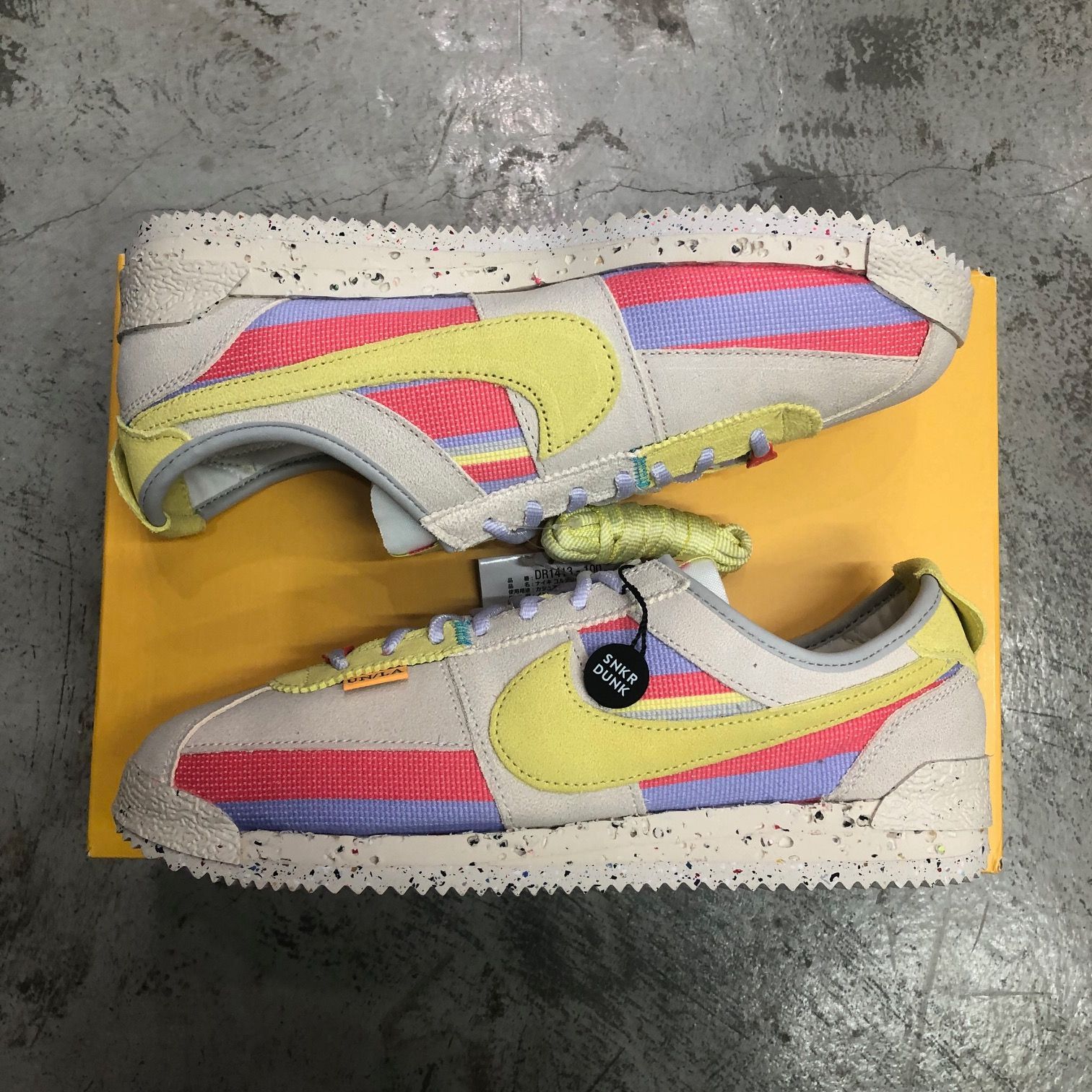 新品 国内正規 Union Nike Cortez Lemon Frost DR1413-100 コラボ コルテッツ スニーカー ナイキ ユニオン  28cm 72055A1 - メルカリ