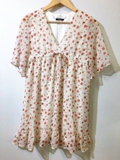 美品】INGNI イング 花柄チュニック ミニワンピース Mサイズ