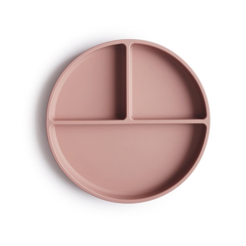 Mushie ムシエ Silicone Plate シリコンプレート ベビー食器 離乳食 Blush ピンク お子様プレート