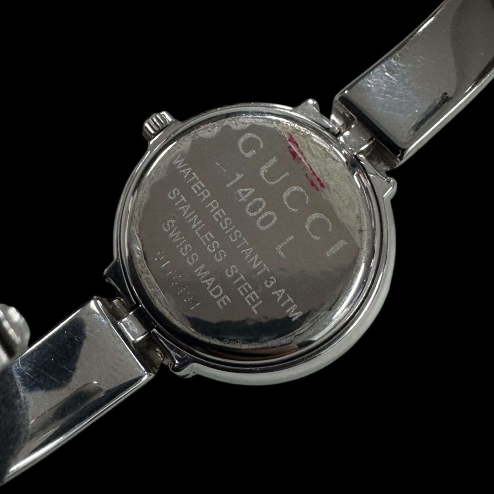 稼働 美品 GUCCI グッチ 1400L レディース腕時計 クォーツ バングル