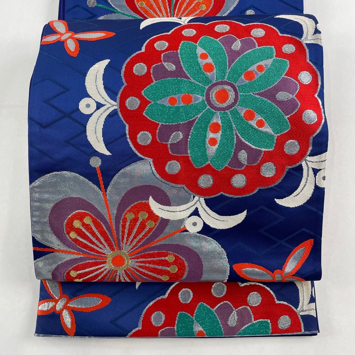 袋帯 自然風景デザイン 紫系　六通柄 3d238804dd3b434df24fe15707fad9