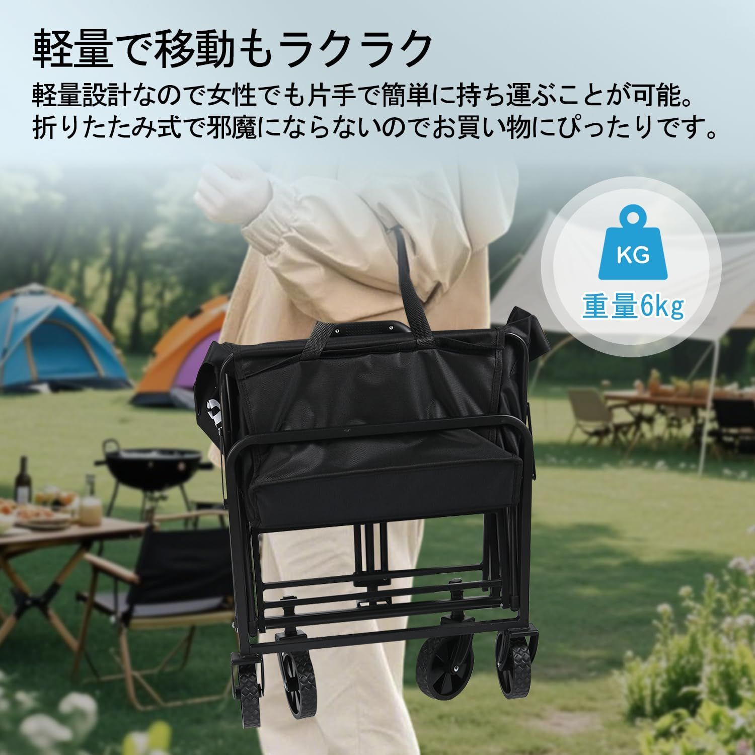 小野間(他の方は購入不可)てづくり屋台 キャンプカートとパラソル付き