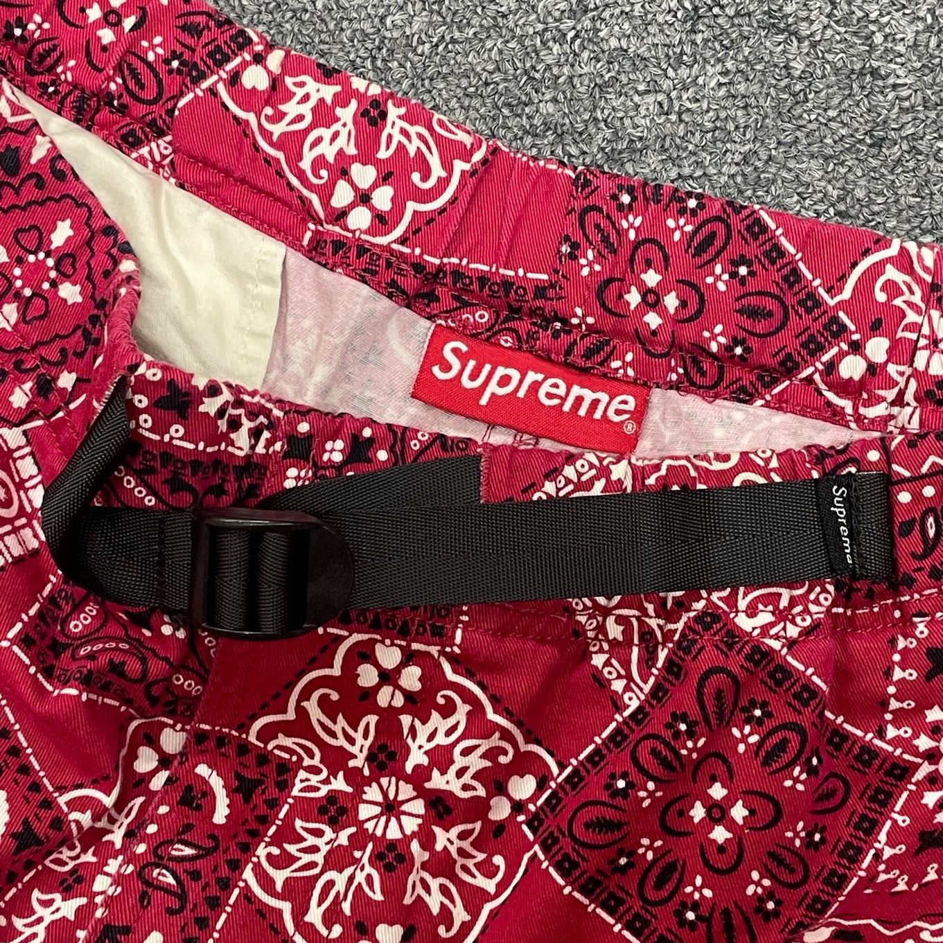 国内正規 SUPREME 15SS 15SS Bandana Belted Short バンダナ ショーツ