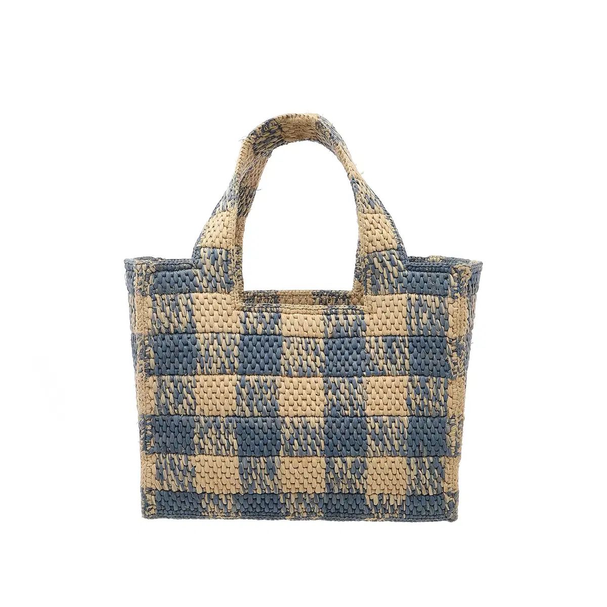 LOEWE(ロエベ) フォント トートバッグ ラフィア スモールバッグ