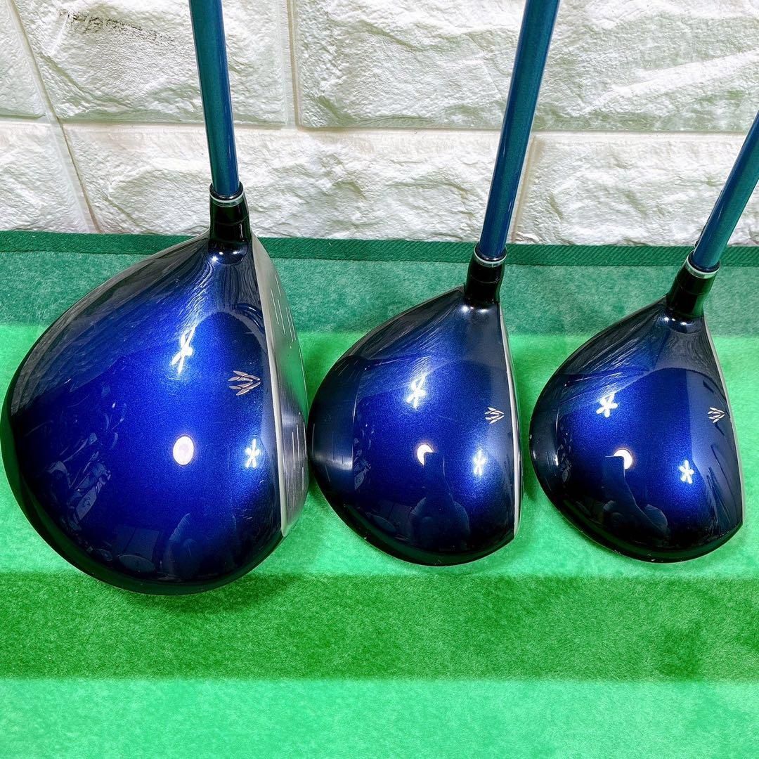 xxio10レディース フェアウェイウッド 5W 7W セット XXIO10】ゼクシオ レディース ウッド3本1W・4W・7W）フレックスL