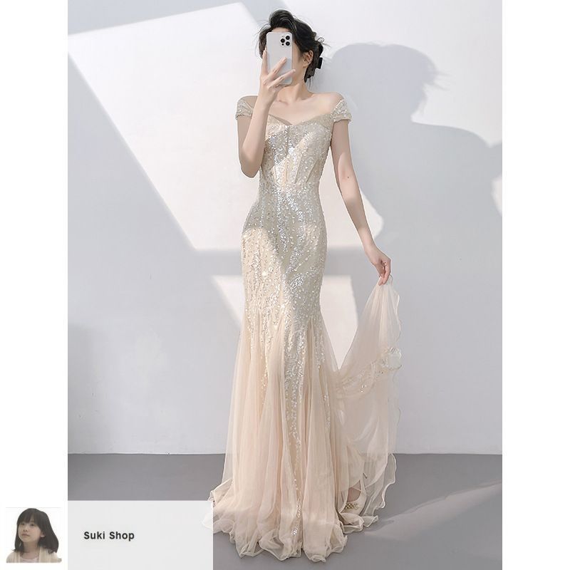 【美品】タダシショージ メッシュ レース ロングドレス Vバック 美品】タダシショージ メッシュ レース ロングドレス Vバック