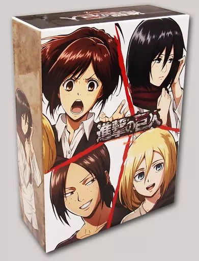 特典系収納BOX キャラクター 集合 描き下ろし全巻収納BOX Blu-ray|DVD 進撃の巨人 Season2 HMV全巻