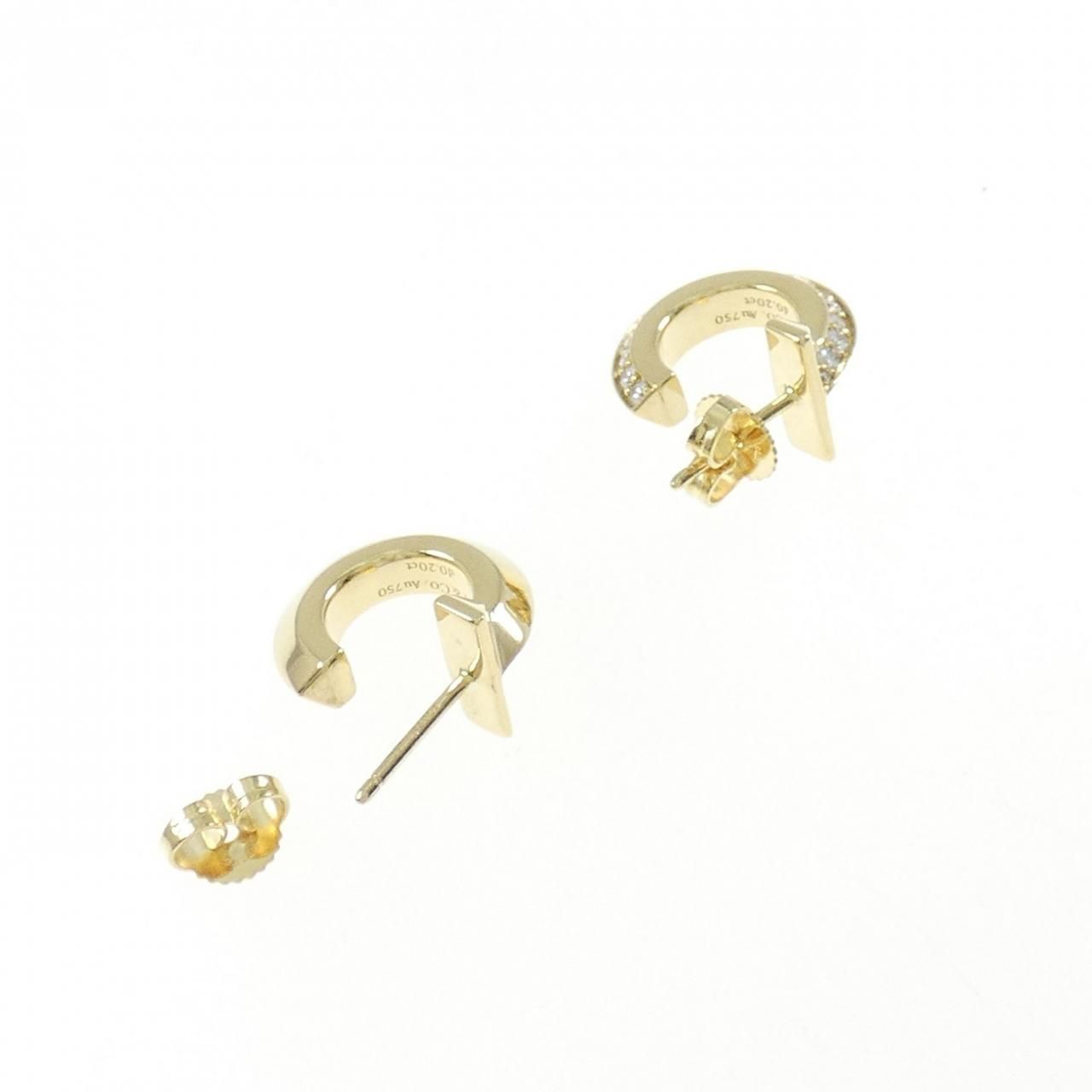 ティファニー T ワン フープ ピアス 0.40CT - メルカリ