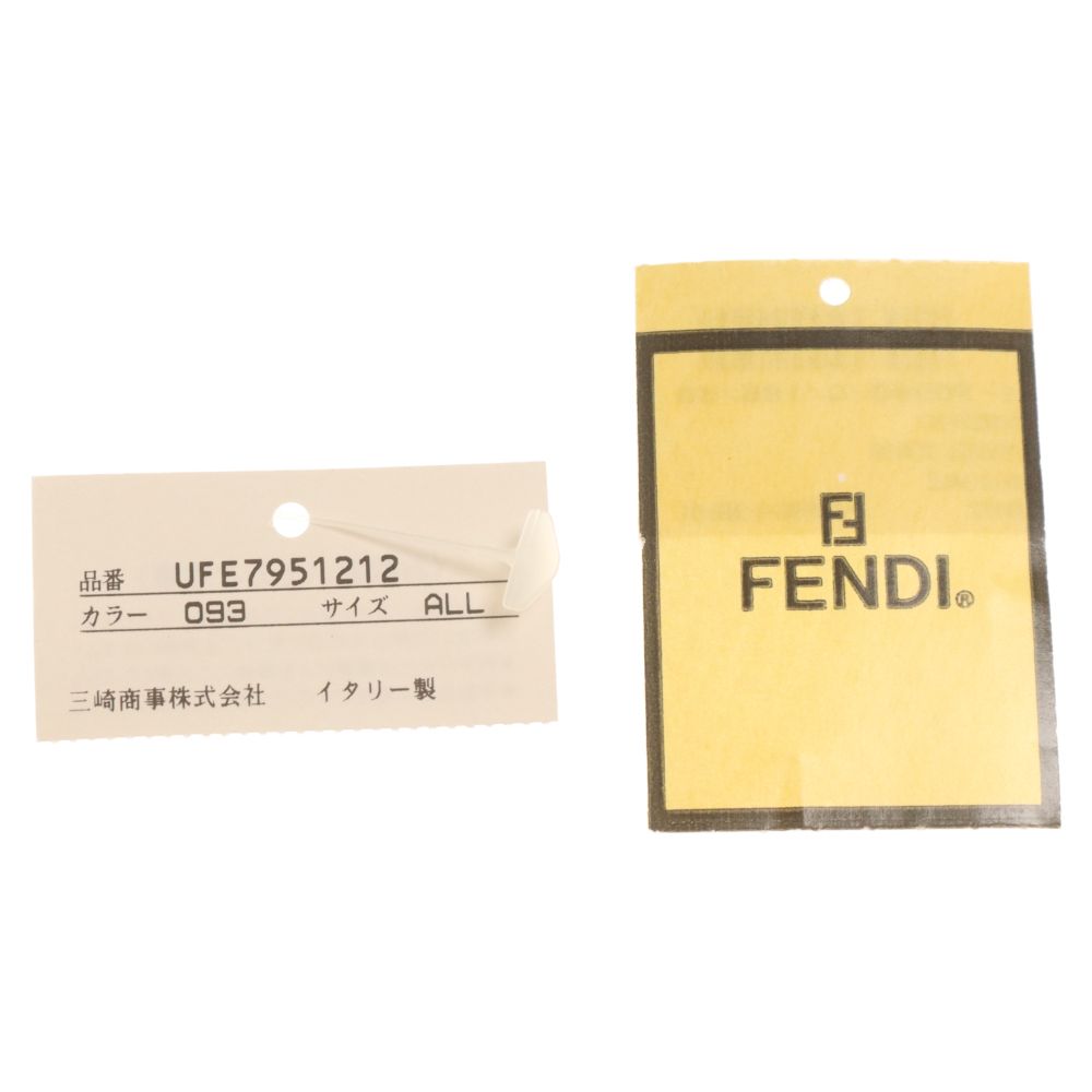 FENDI (フェンディ) eyeglass case ロゴプリント サングラスケース 眼鏡ケース UFE7951212 ブラウン