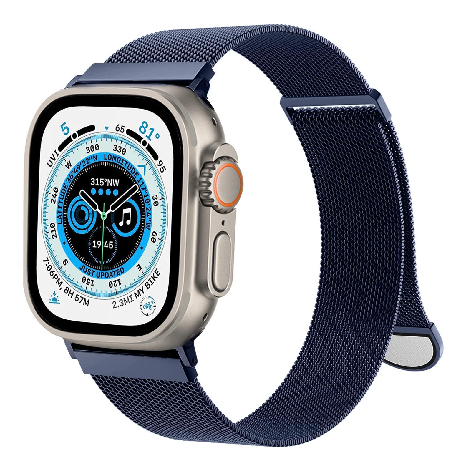 数量限定】【人気商品】ダークブルー) (49mm 対応 9/Ultra2/Ultra/SE2 