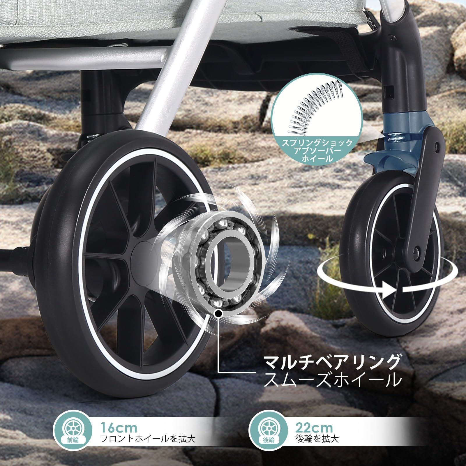 いぬ用カートワンタッチ キャリー 折りたたみ 折りたたみ ペット 後輪ブレーキ付 大型犬 中型犬 中型犬 多機能 多頭用 犬用ベビーカー 散歩 犬用バギー 前輪360°回転 外出便利 4輪 バギー 猫 耐荷重30kg ペットカート X6 ベージュ色 PET STEELWINDOWSANDDOORS_COM