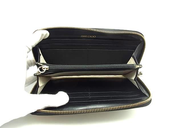 JIMMY CHOO JIMMYCHOO 長財布ラウンドファスナー 美品 ジミーチュウ