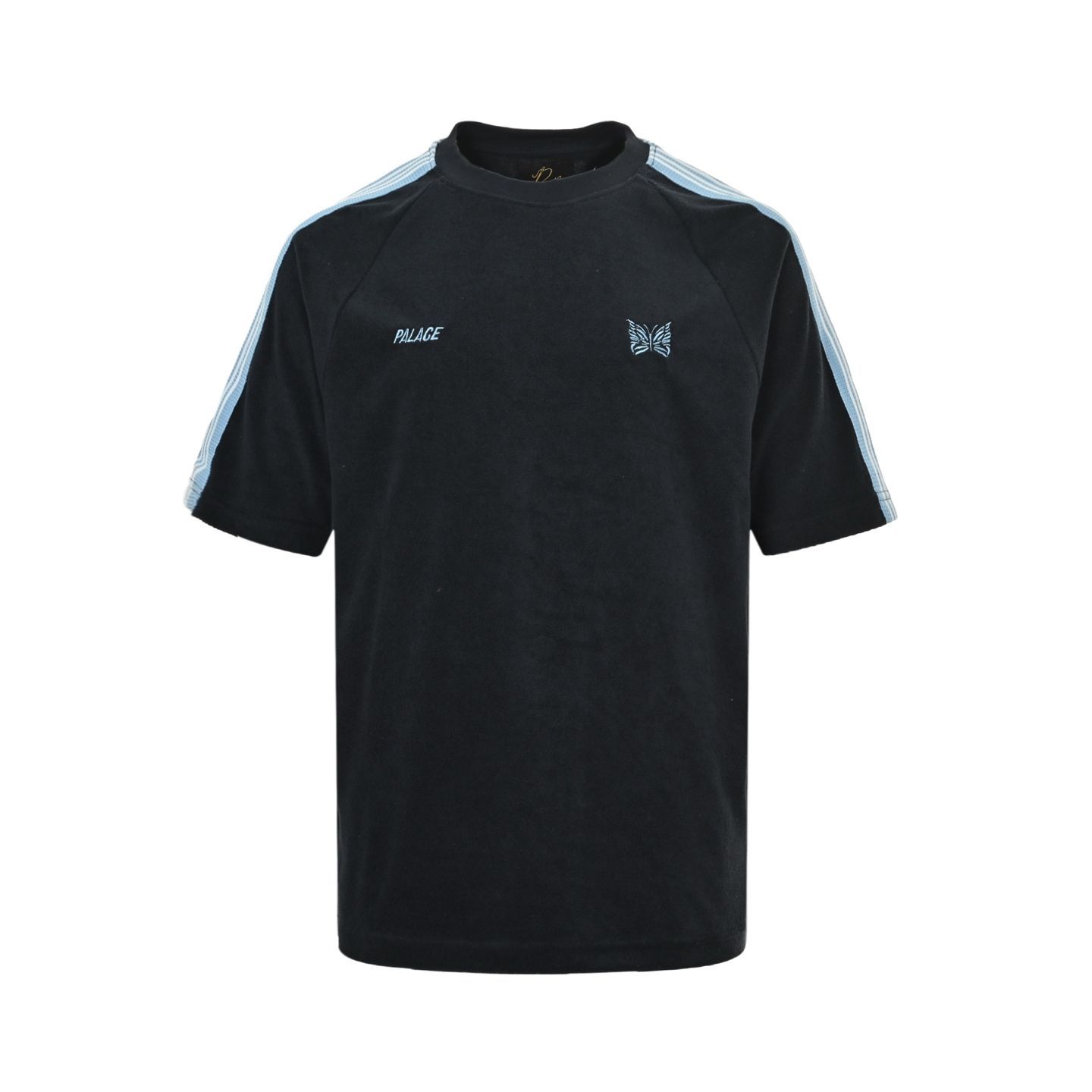今日 Palace - Needles 25SS バタフライロゴ織りベルト付き半袖 T-2
