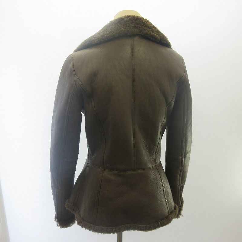 BURBERRY LONDON バーバリー　ムートン　レザージャケットM 38 BURBERRY LONDON バーバリー ムートン レザージャケットM 38 BURBERRY