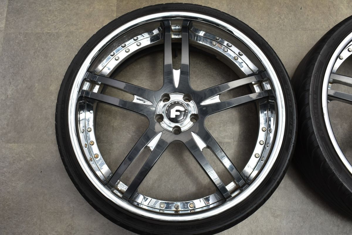 鍛造 3ピース FORGIATO PIANURA 24in 9.5J 25 PCD114.3 ナンカン ウルトラスポーツ NS-Ⅱ 255 30R24 レクサス RX ハリアー FORGED TRITUETUBI_COM