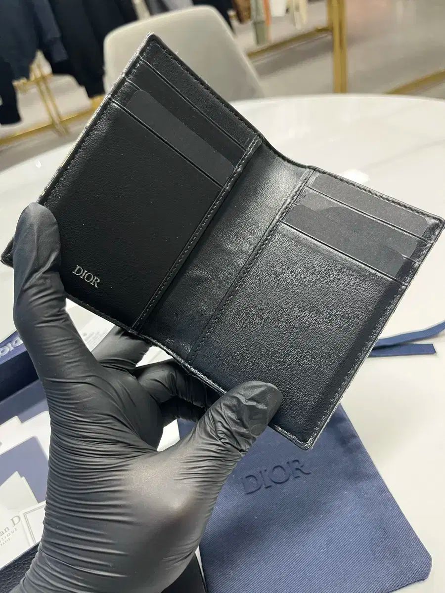 新グレード/フル構成 Dior(ディオール) オブリーク 二つ折り財布