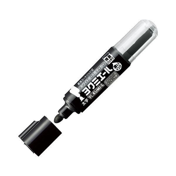 まとめ コクヨ ホワイトボード用マーカーペン ヨクミエール 太字 丸芯 黒 PM-B503D 1本 ×50セット