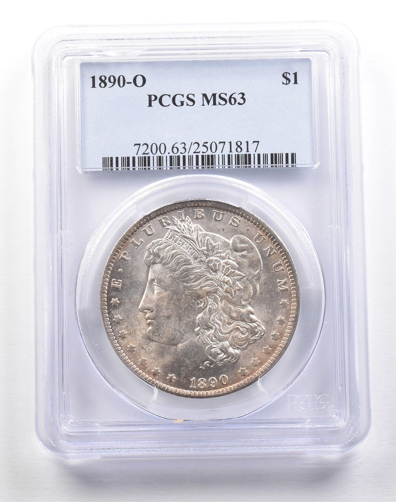 1890-O モルガン銀貨 MS63 PCGS