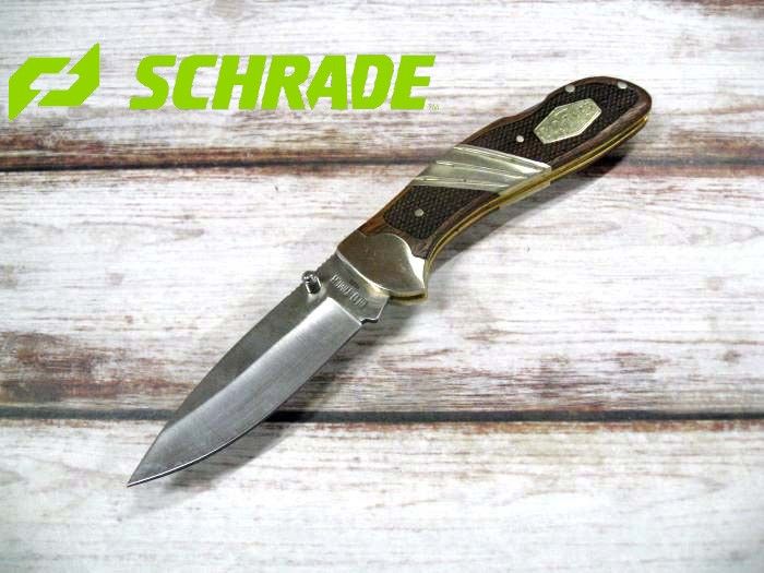 シュレード 31OT オールドタイマー ミディアム ロックバック 折畳み ナイフ 7Cr17MoV鋼/ウッドハンドル Schrade【メール便配送可】