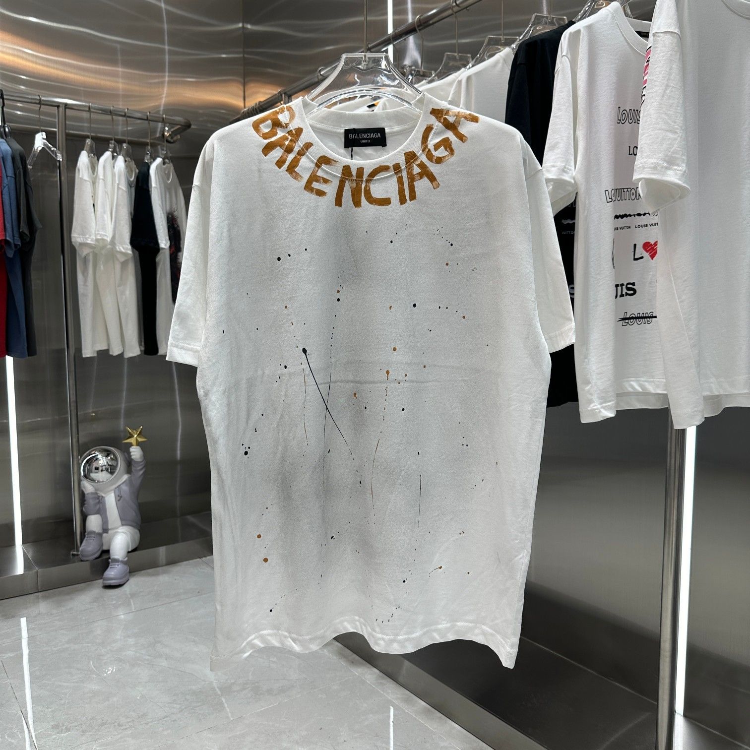 バレンシアガ BALENCIAGA ホワイト 半袖Tシャツ