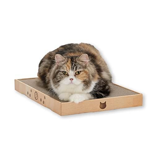 猫壱 necoichi バリバリパッド ワイドプラス ライトブラウン ネコ用