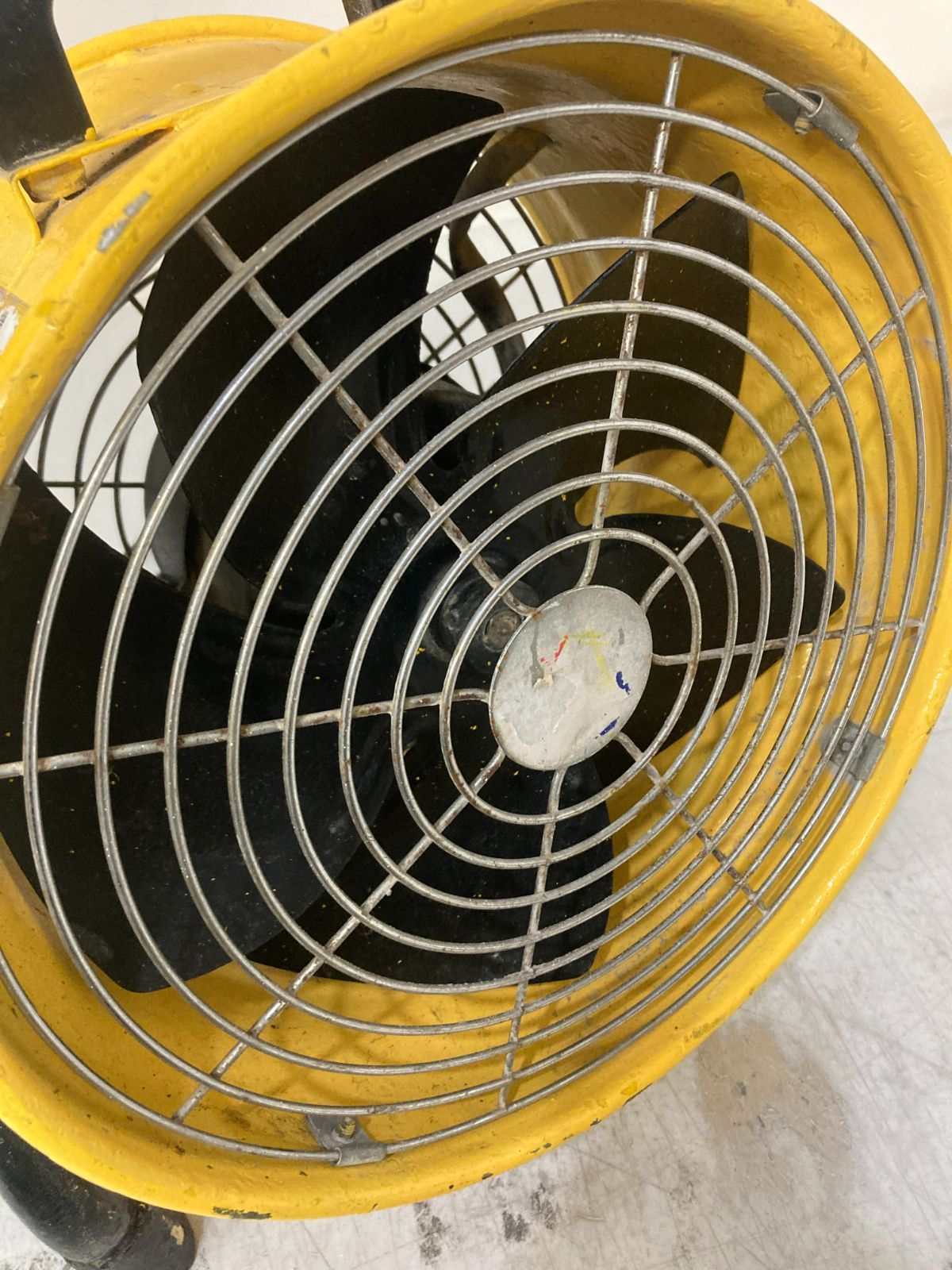 業務用扇風機 MPF-300A イエロー（スーパー工業 ドライ型ミスト