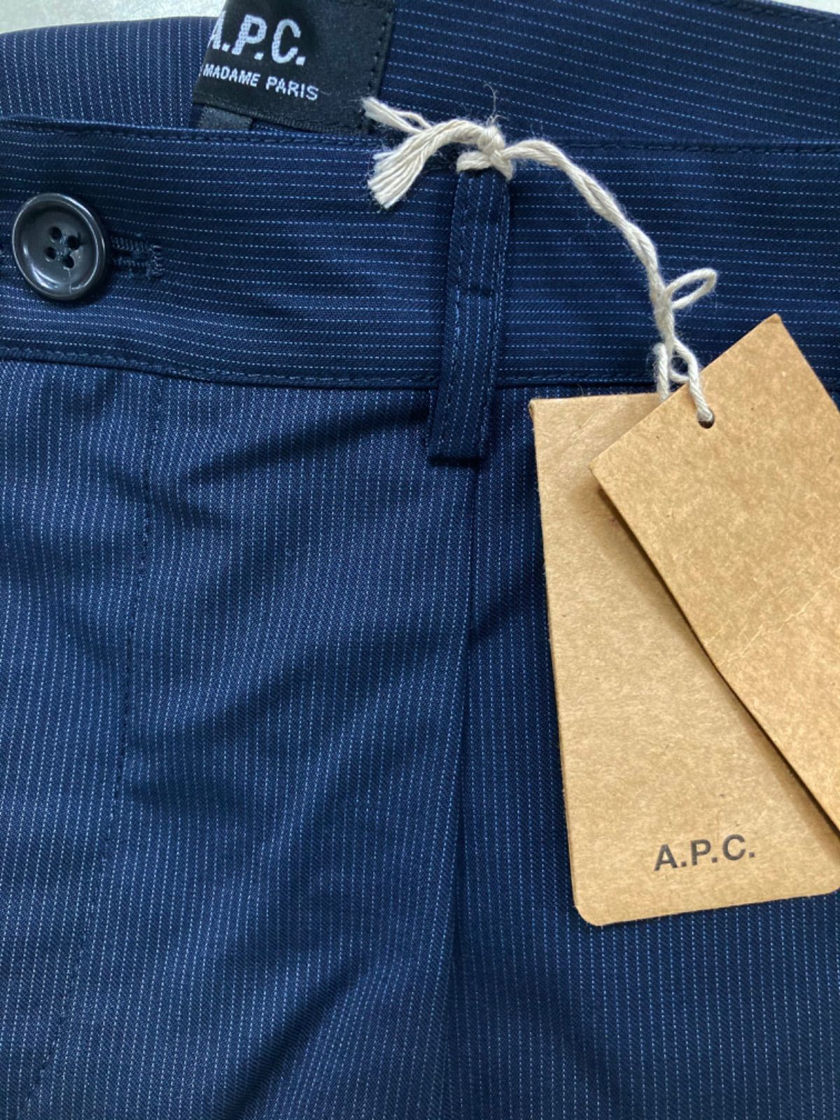 A.P.C. Pantalon dorian Dark navy 46 新品 - メルカリ