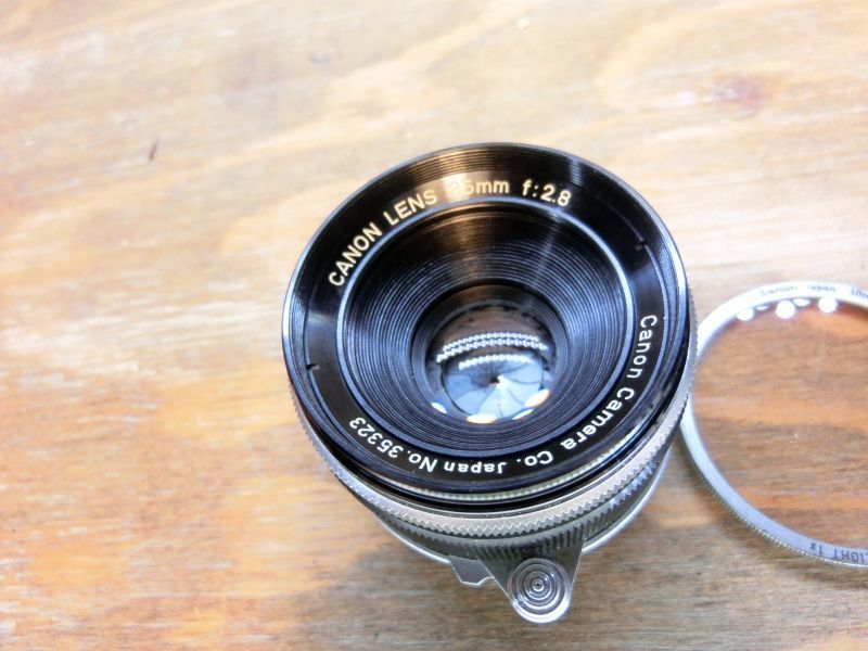 7404 Canon LENS 35mm F2.8 ライカ L39マウント - メルカリ
