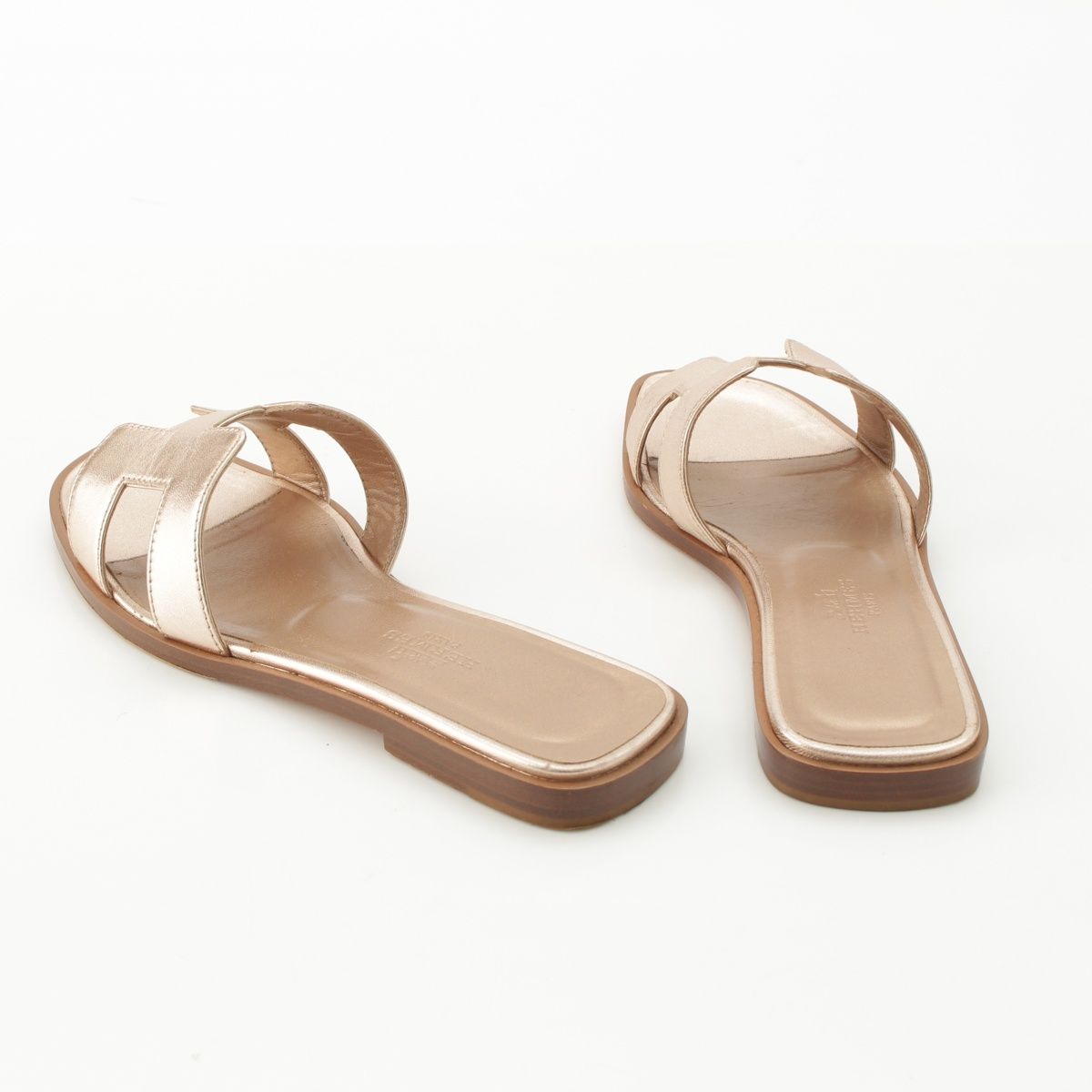 エルメスサンダルオランゴールド35