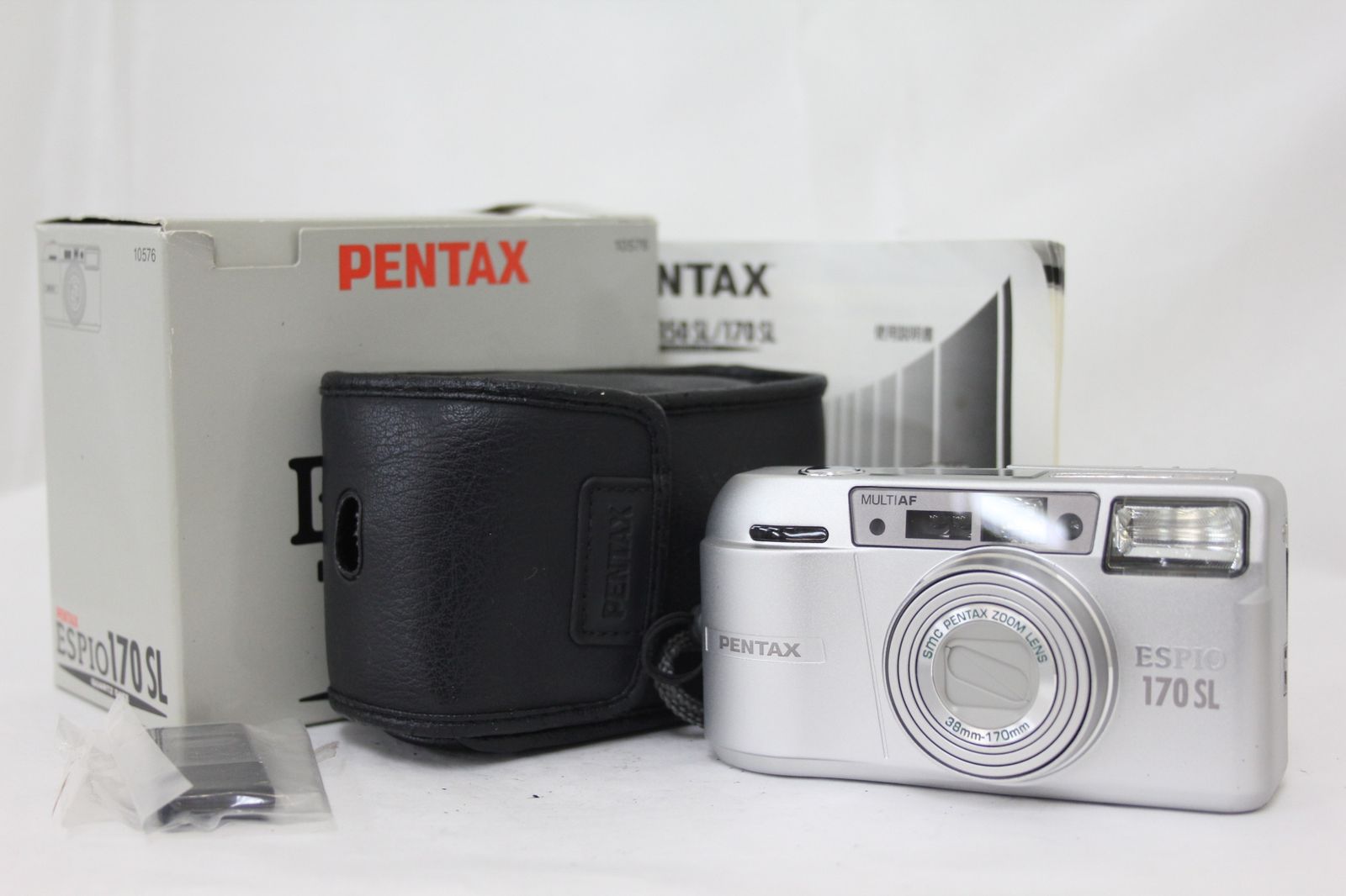 返品保証 元 き ペンタックス Pentax ESPIO 170SL 38-170mm ソフトケース 説明書付き コンパクトカメラ M5626
