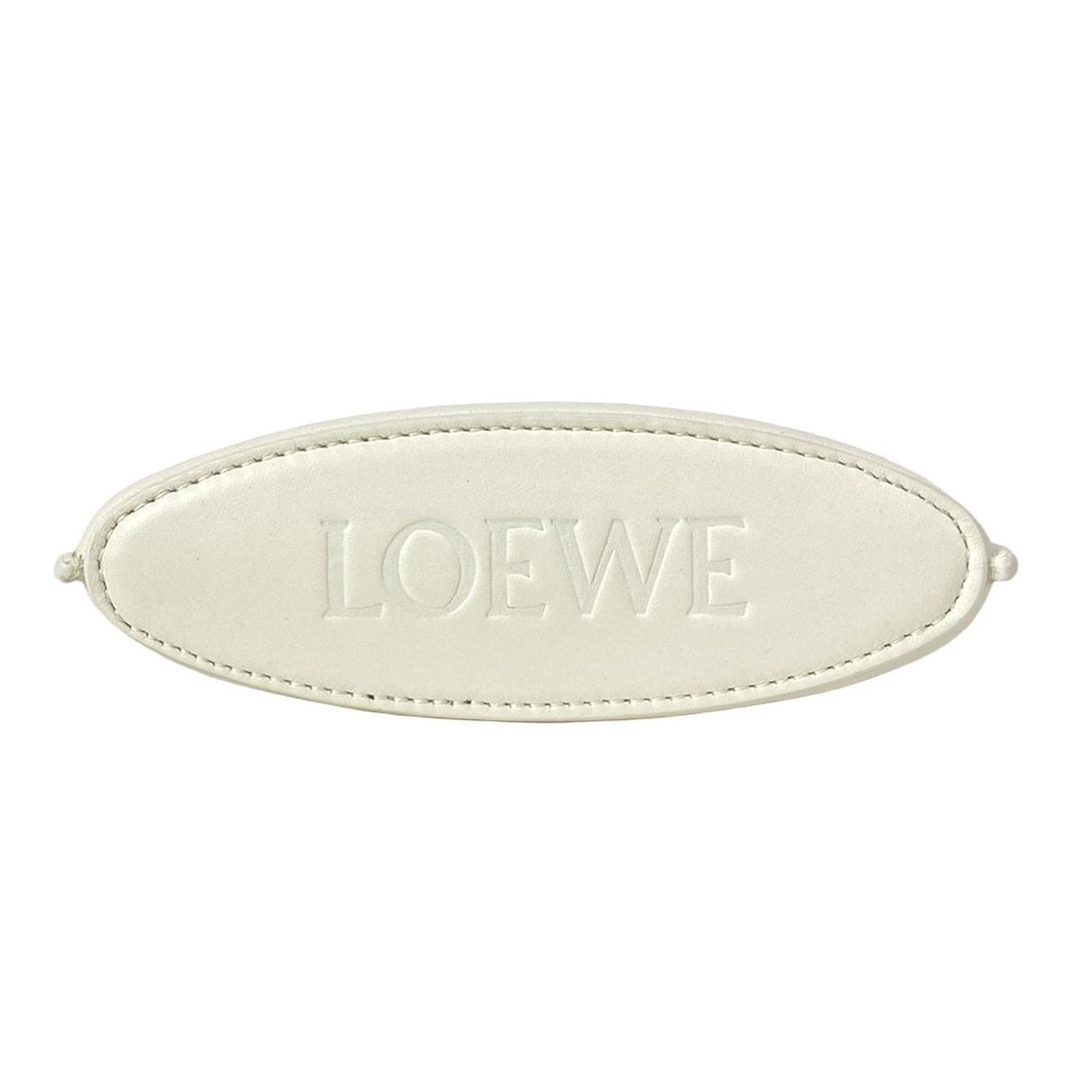 LOEWE(ロエベ) ショルダーバッグ美品 - C643R12X12 白×イエロー
