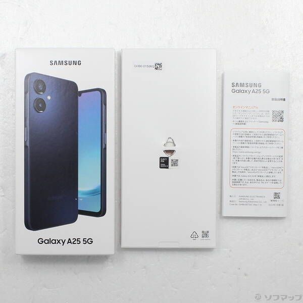 未使用品〕 未使用品 Galaxy A25 5G 64GB ブラック SCG33 au SIM