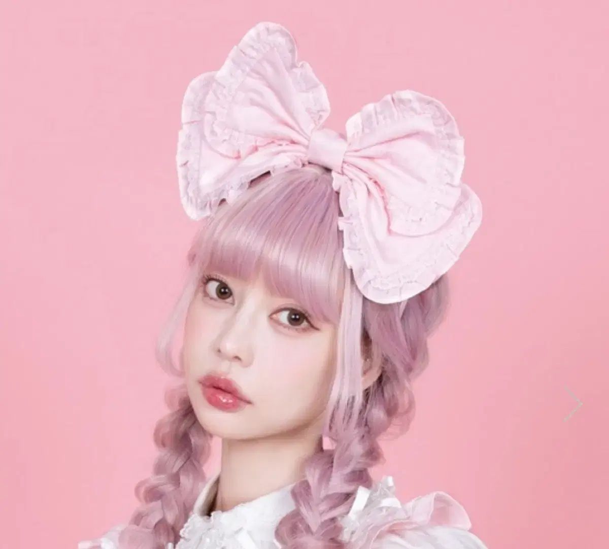 エンジェリック プリティ フリルの カチューサ ピンク ヘッドテム カチューシャ