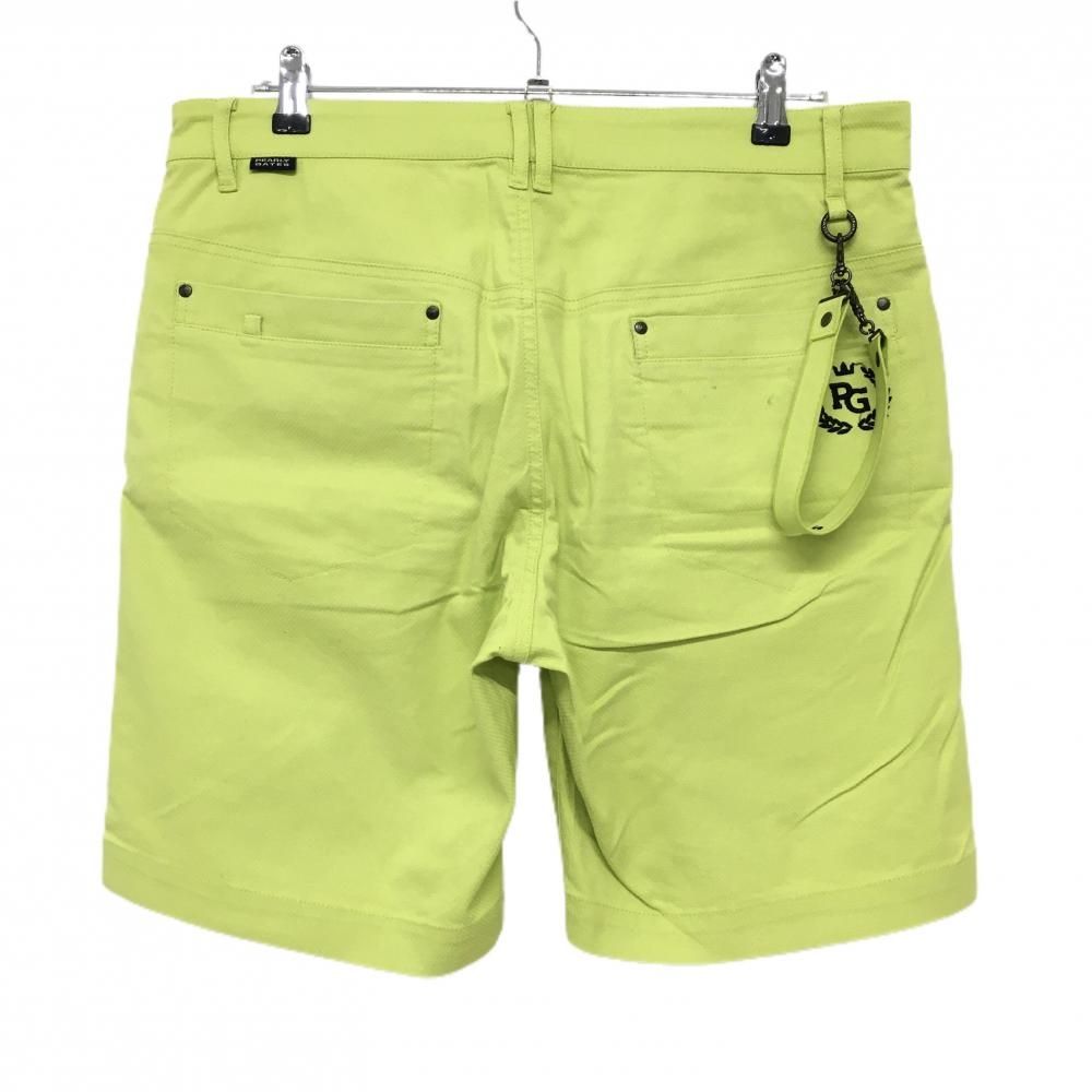 パーリーゲイツ PEARLY GATES ゴルフウェア ハーフパンツ パーリーゲイツ ハーフパンツ イエローグリーン 織生地 メンズ 6(XL