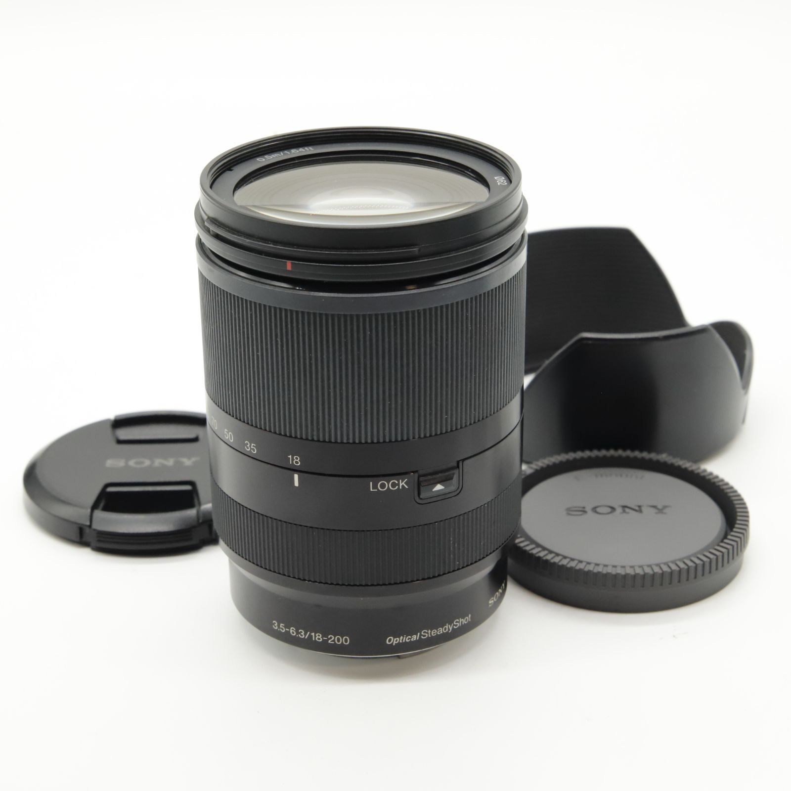 □良品□ SONY 高倍率ズームレンズ E 18-200mm F3.5-6.3 OSS LE ソニー Eマウント用 APS-C専用 SEL18200  LE - メルカリ