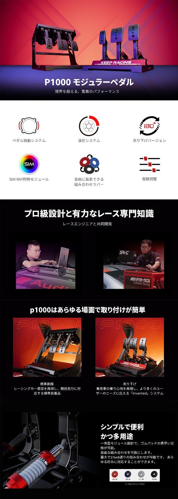 モジュラーペダル